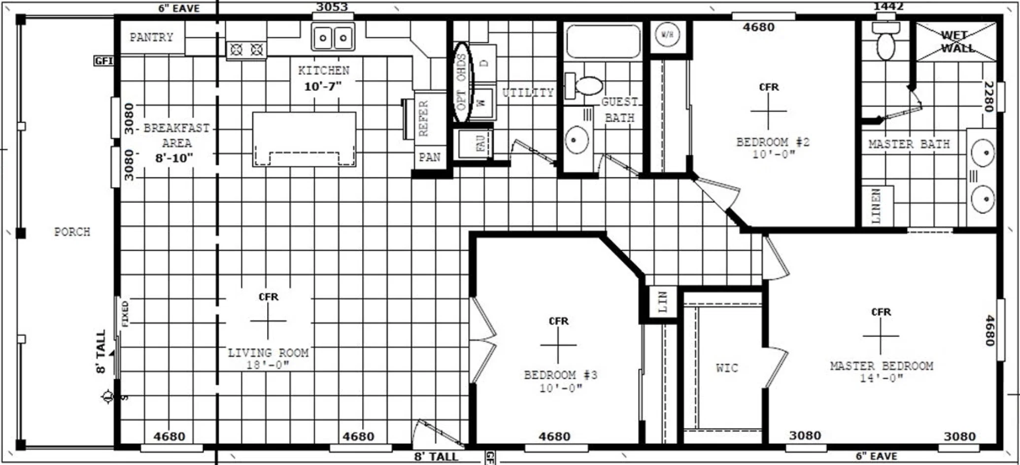 #40 floor plan home features