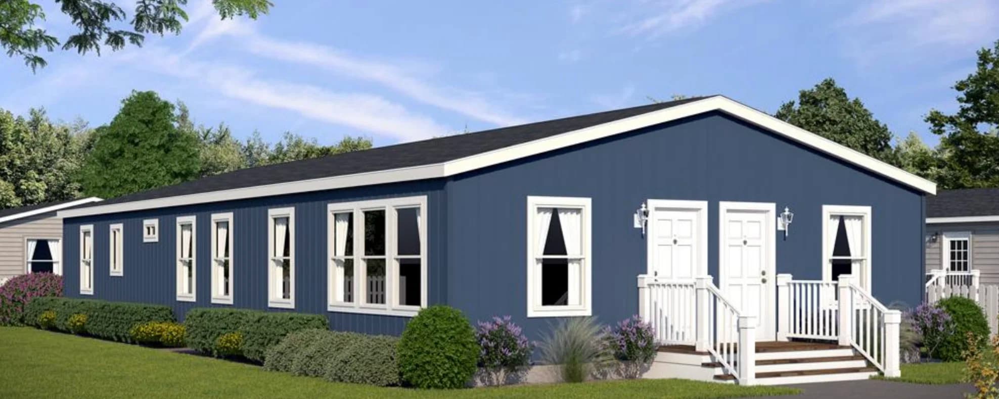 Duplex 3265h32 hero, elevation, and exterior home features
